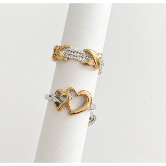 Independent Jewelry - 2 - #6 Silver and Gold Plated Rings